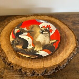 Decorative Cougar & Snake Plate - Operation Desert Storm